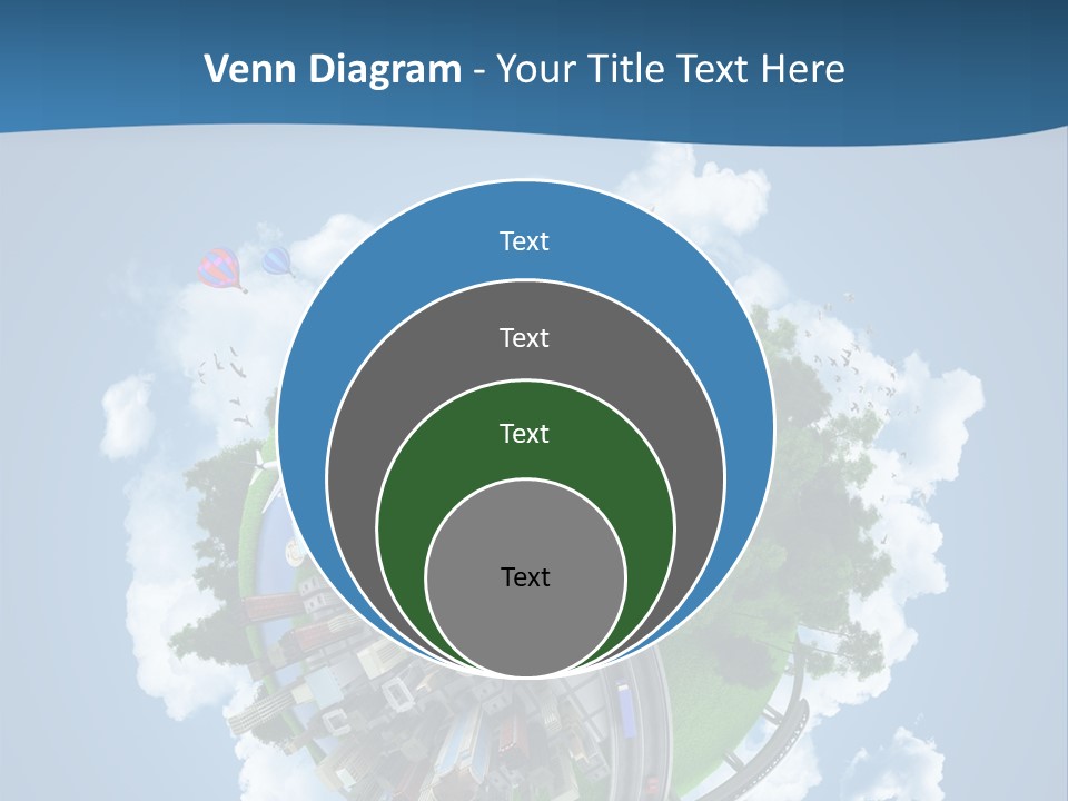 Transport Metro Clouds PowerPoint Template