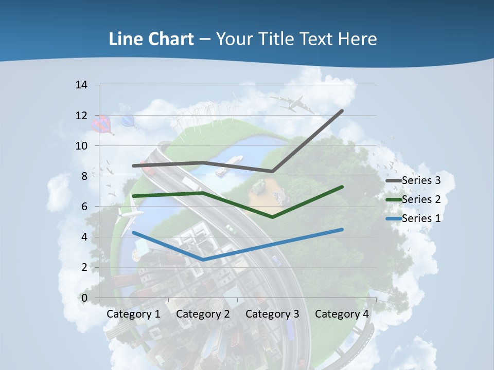 Transport Metro Clouds PowerPoint Template