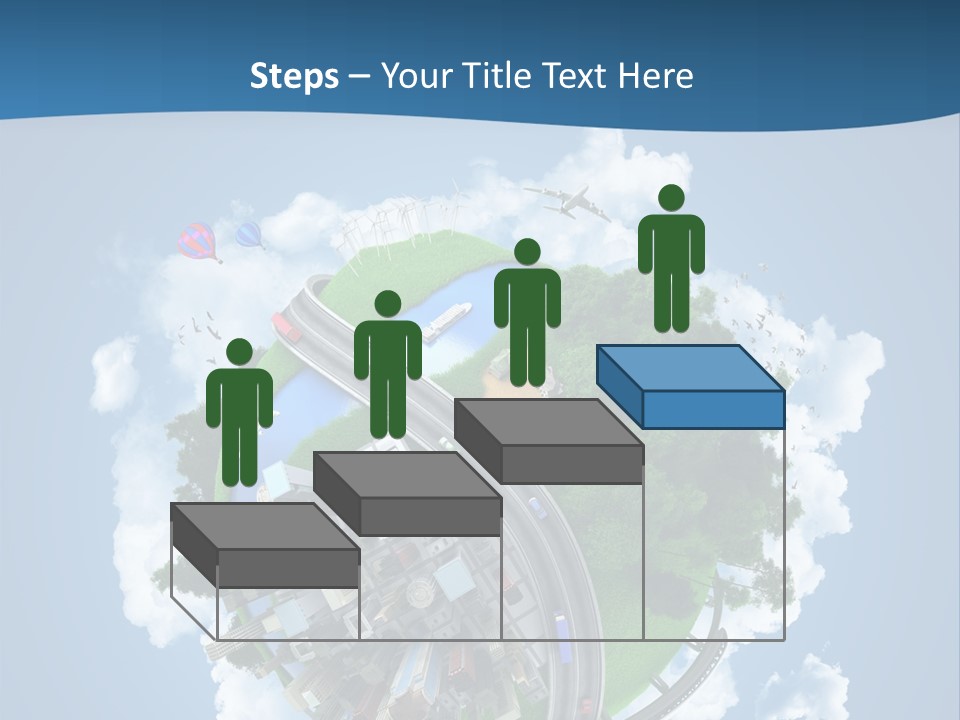 Transport Metro Clouds PowerPoint Template