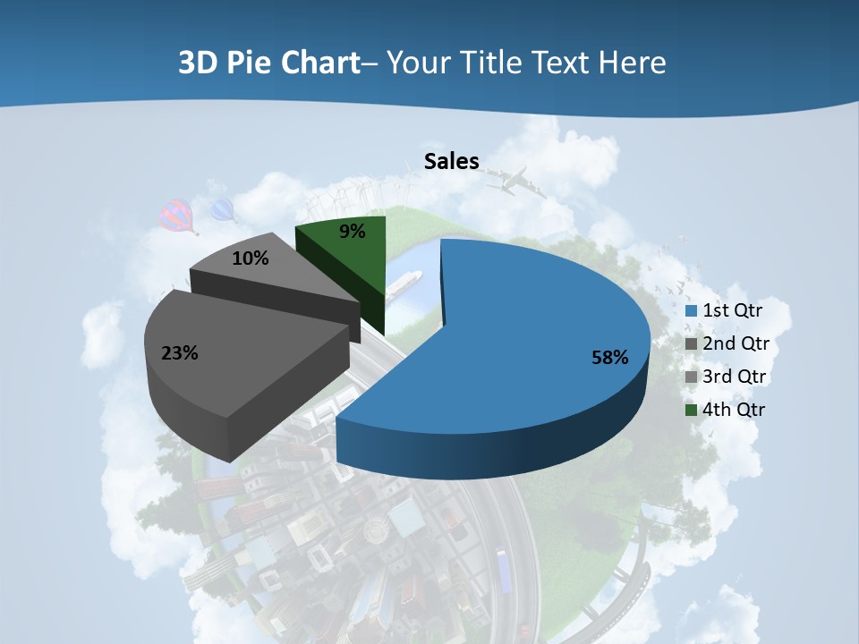 Transport Metro Clouds PowerPoint Template
