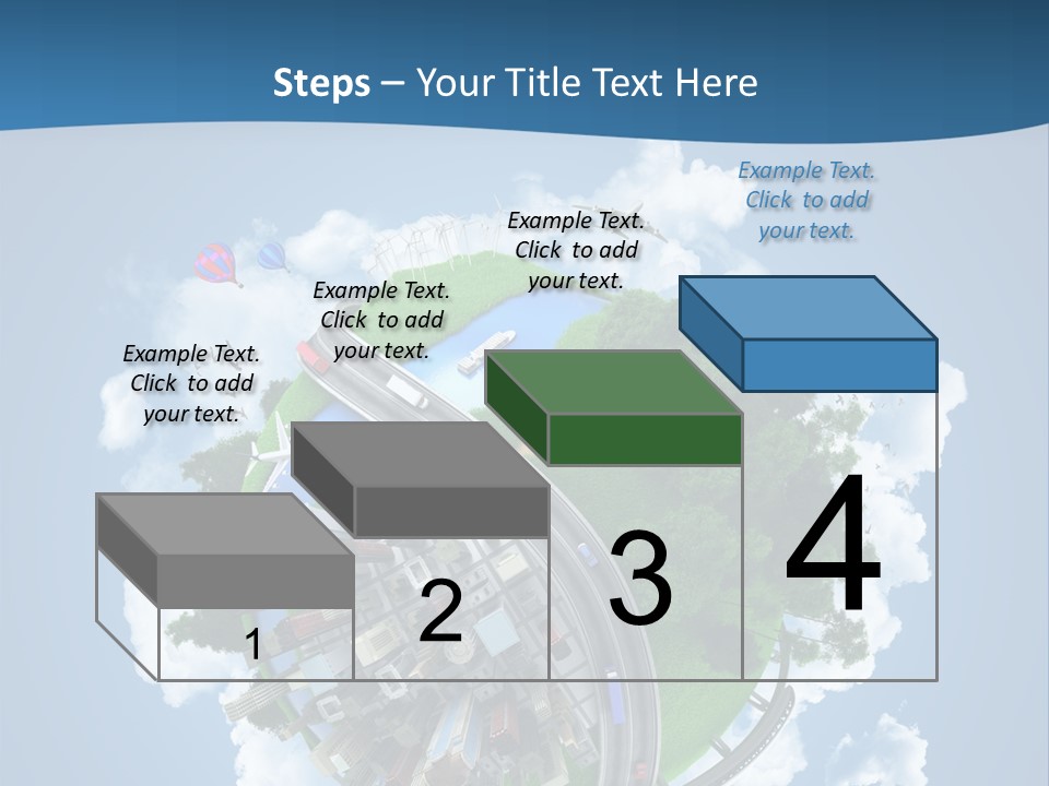 Transport Metro Clouds PowerPoint Template