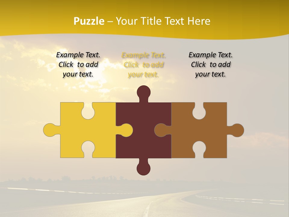 Leaf Female Yellow PowerPoint Template