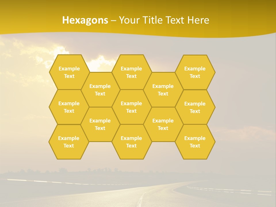 Leaf Female Yellow PowerPoint Template