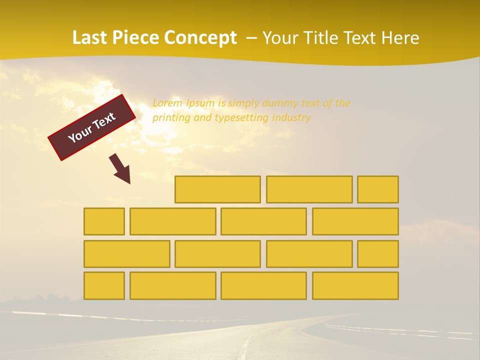 Leaf Female Yellow PowerPoint Template
