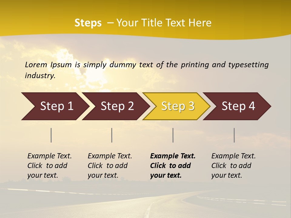 Leaf Female Yellow PowerPoint Template