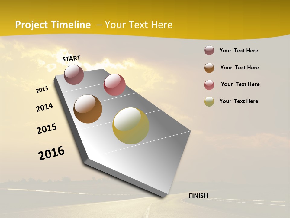 Leaf Female Yellow PowerPoint Template