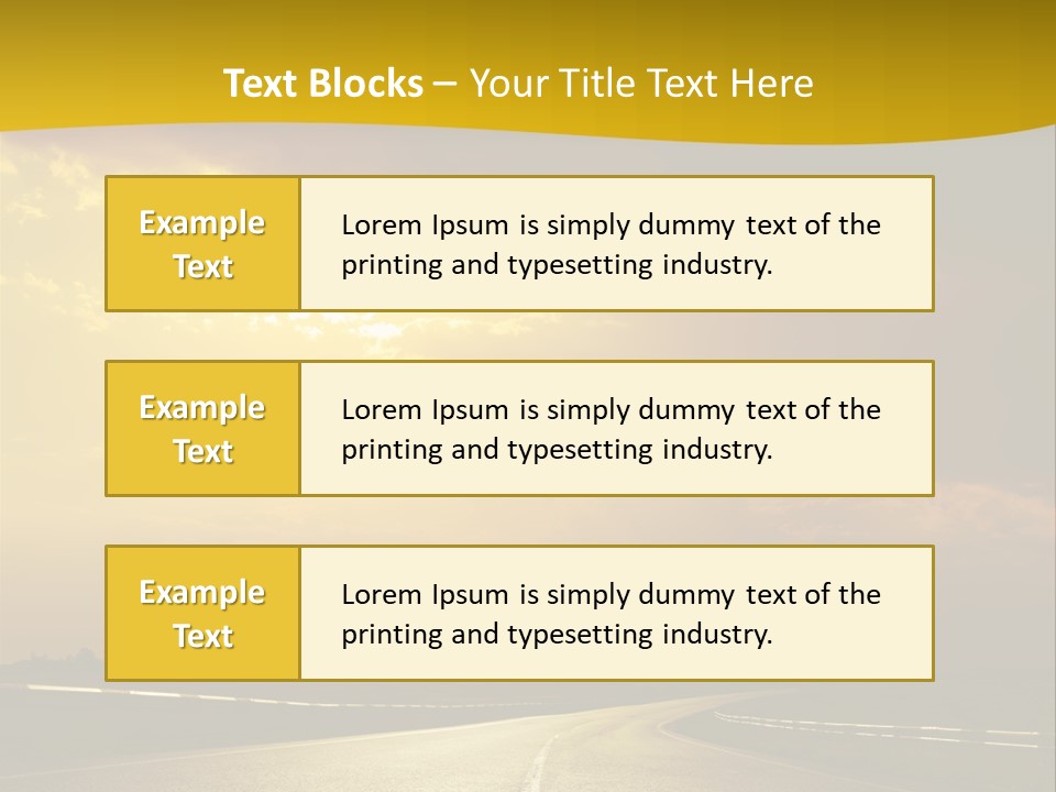 Leaf Female Yellow PowerPoint Template