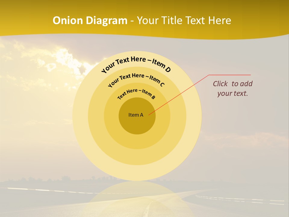 Leaf Female Yellow PowerPoint Template