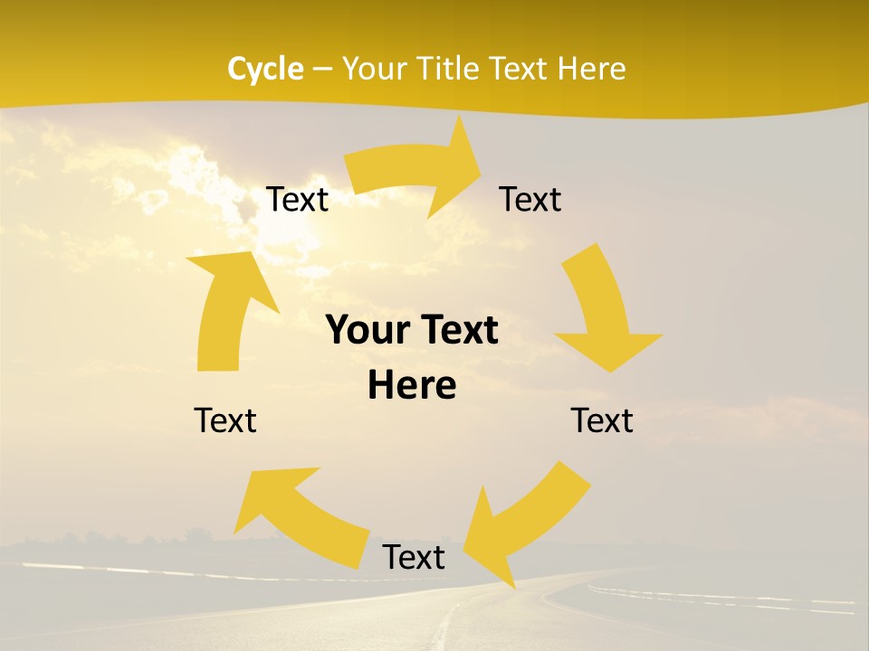 Leaf Female Yellow PowerPoint Template