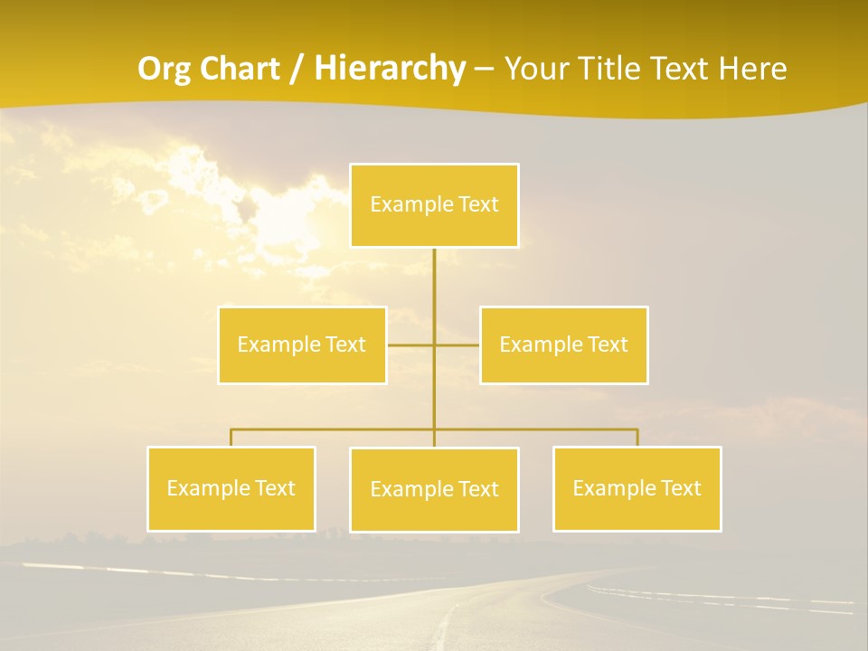 Leaf Female Yellow PowerPoint Template