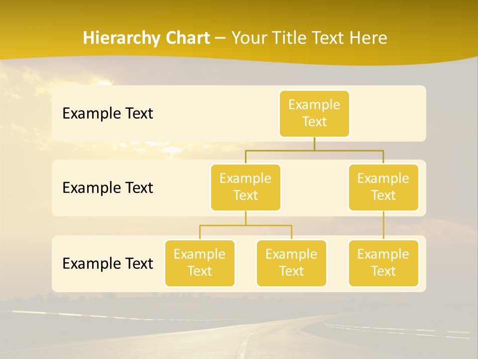 Leaf Female Yellow PowerPoint Template