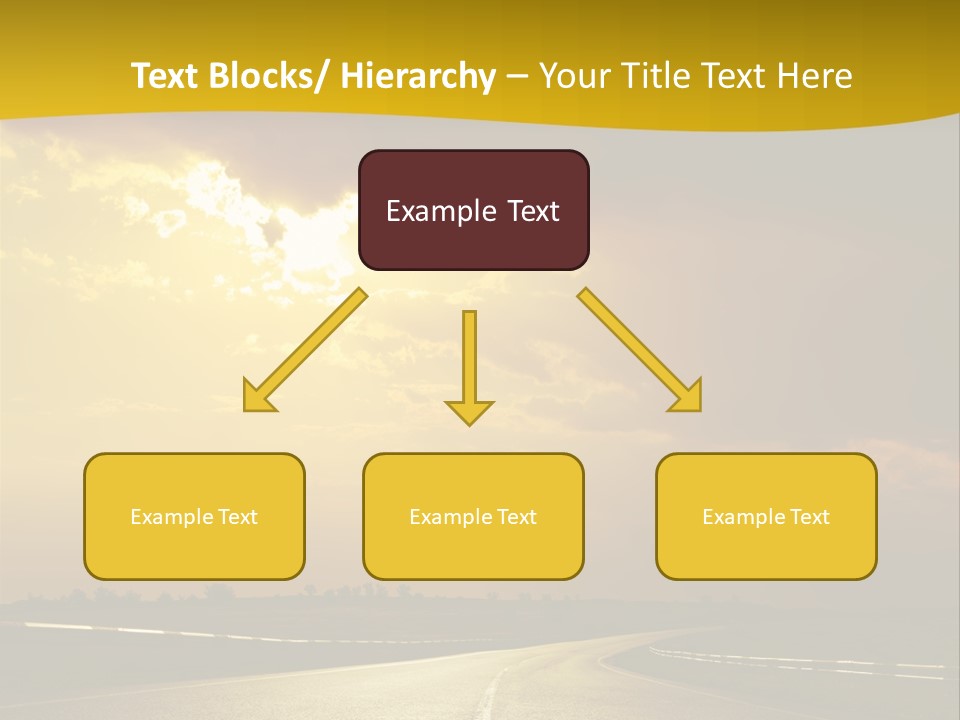 Leaf Female Yellow PowerPoint Template