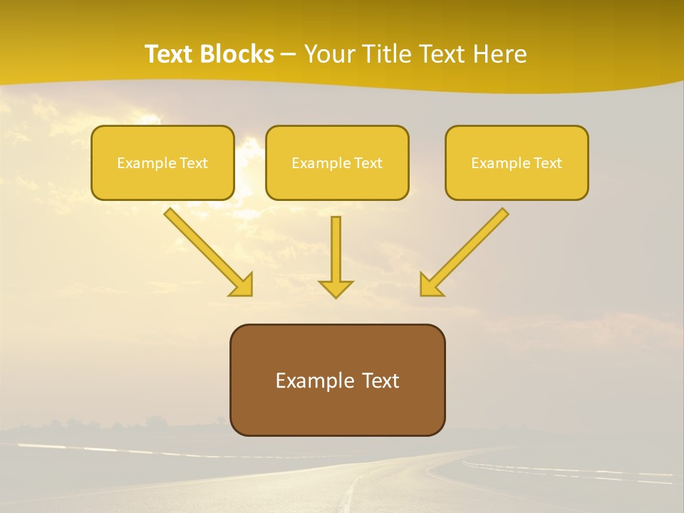 Leaf Female Yellow PowerPoint Template