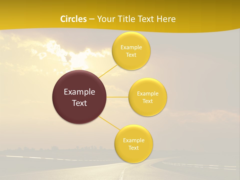 Leaf Female Yellow PowerPoint Template