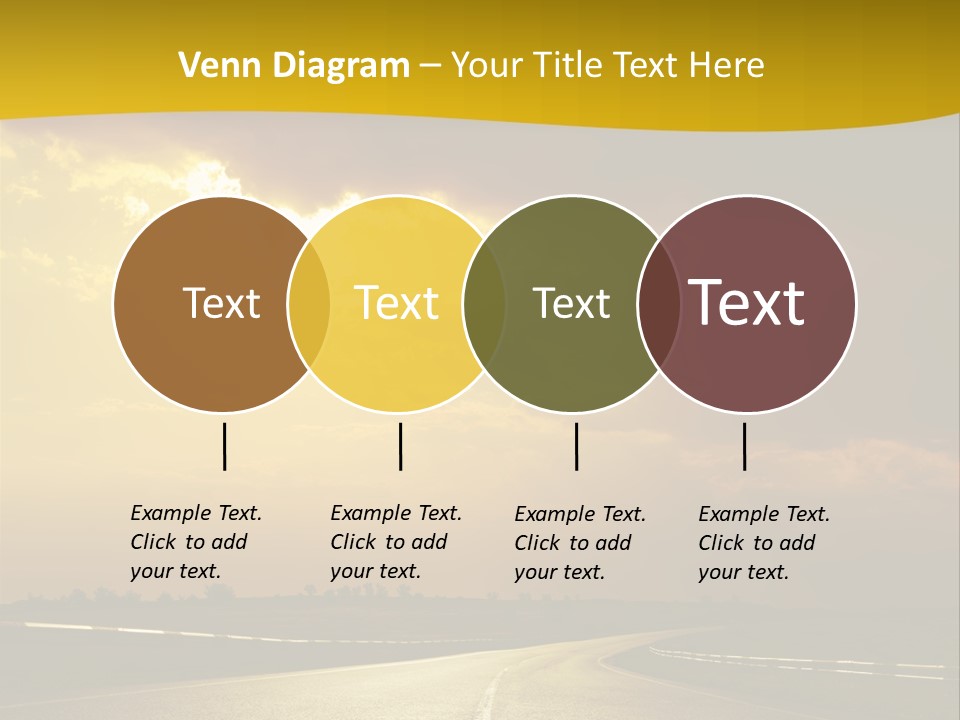 Leaf Female Yellow PowerPoint Template