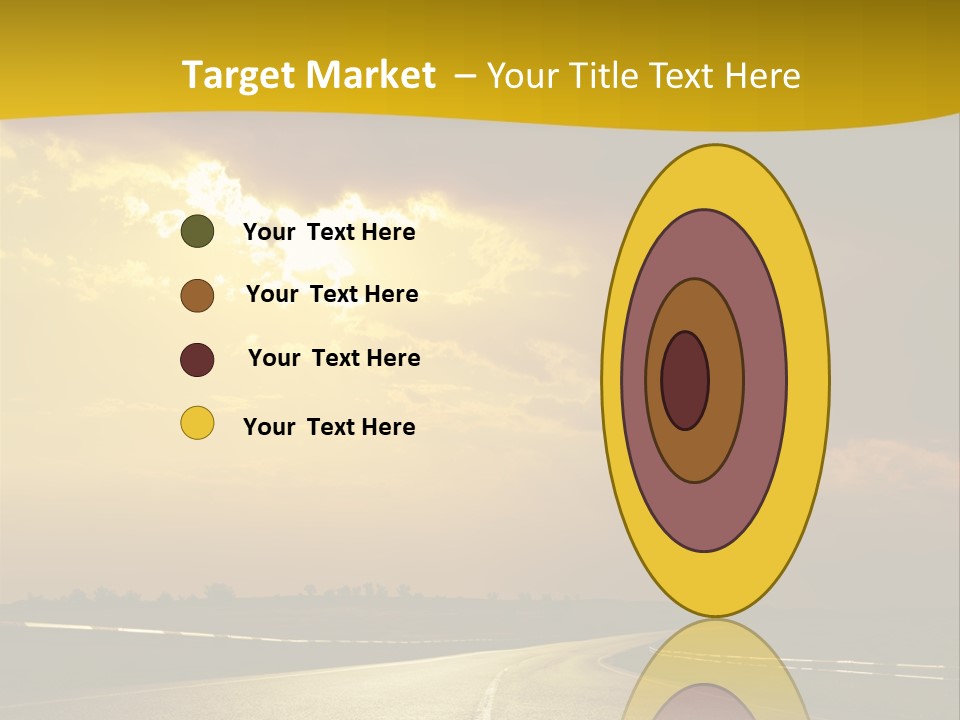 Leaf Female Yellow PowerPoint Template