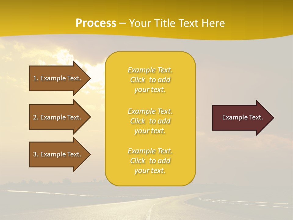 Leaf Female Yellow PowerPoint Template