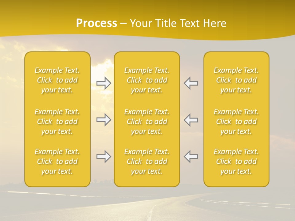 Leaf Female Yellow PowerPoint Template
