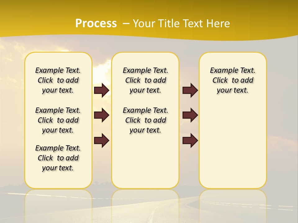 Leaf Female Yellow PowerPoint Template