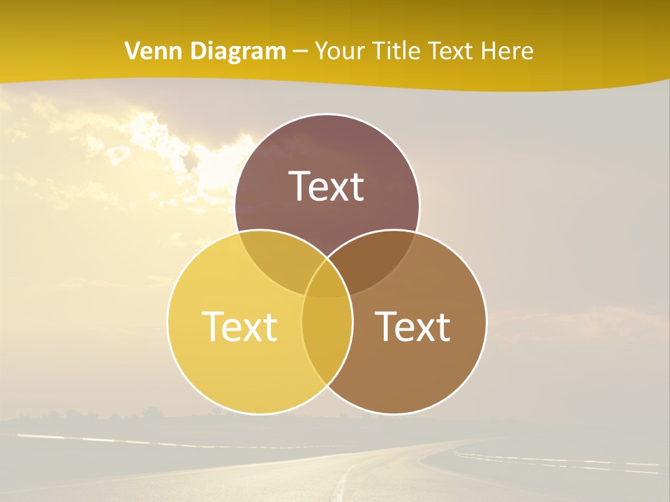 Leaf Female Yellow PowerPoint Template