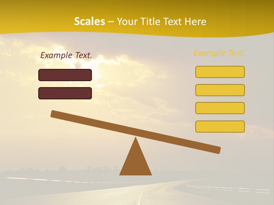 Leaf Female Yellow PowerPoint Template