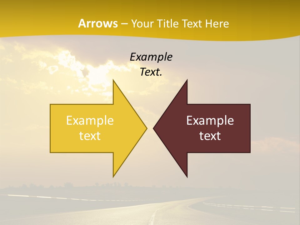 Leaf Female Yellow PowerPoint Template