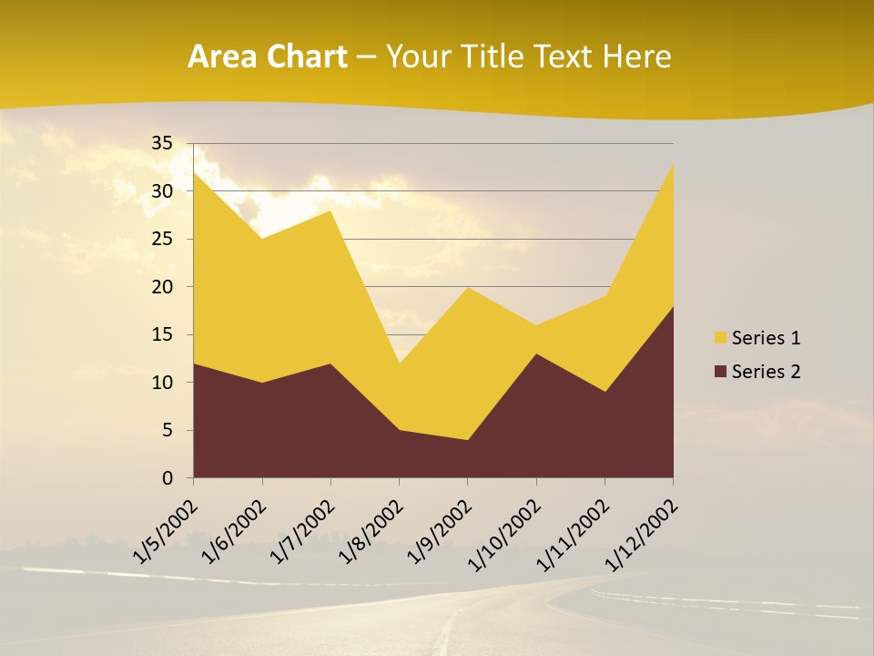 Leaf Female Yellow PowerPoint Template