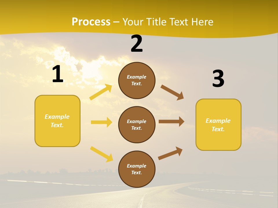 Leaf Female Yellow PowerPoint Template