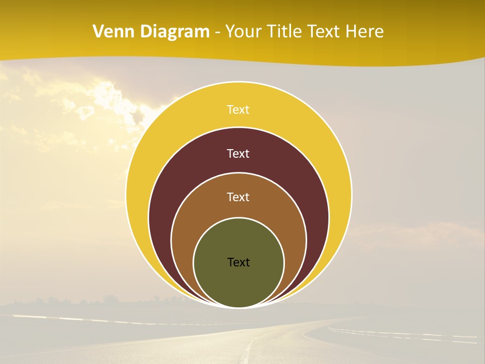 Leaf Female Yellow PowerPoint Template