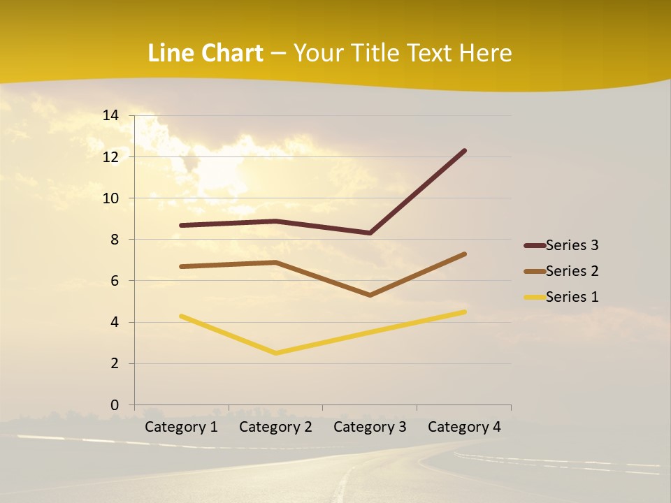 Leaf Female Yellow PowerPoint Template