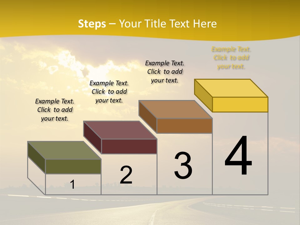 Leaf Female Yellow PowerPoint Template