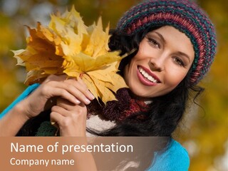 Cheerful Smiling Beautiful PowerPoint Template