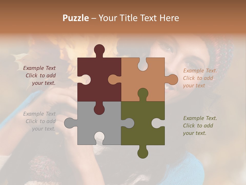 Cheerful Smiling Beautiful PowerPoint Template