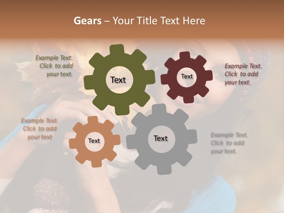 Cheerful Smiling Beautiful PowerPoint Template