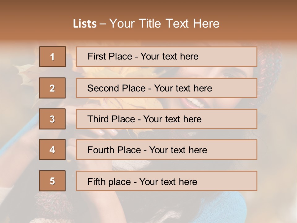 Cheerful Smiling Beautiful PowerPoint Template