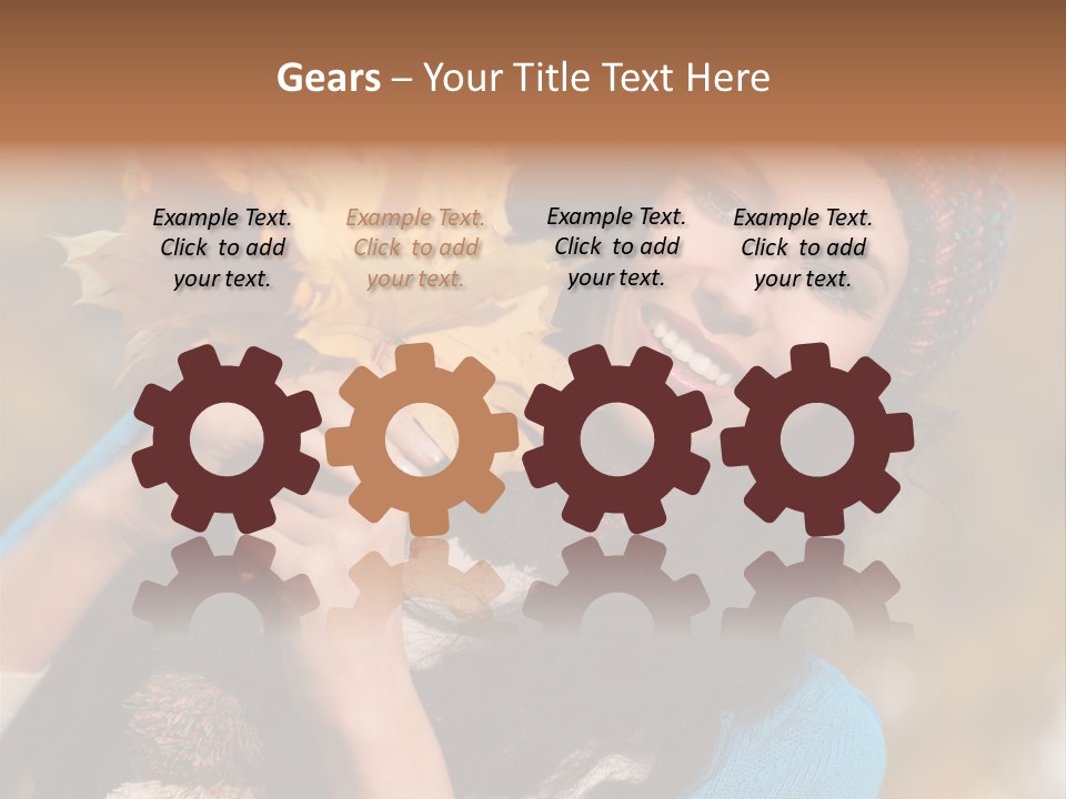 Cheerful Smiling Beautiful PowerPoint Template