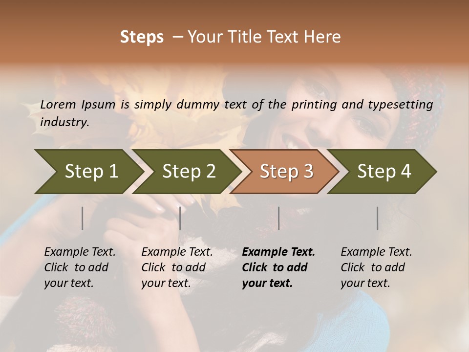 Cheerful Smiling Beautiful PowerPoint Template