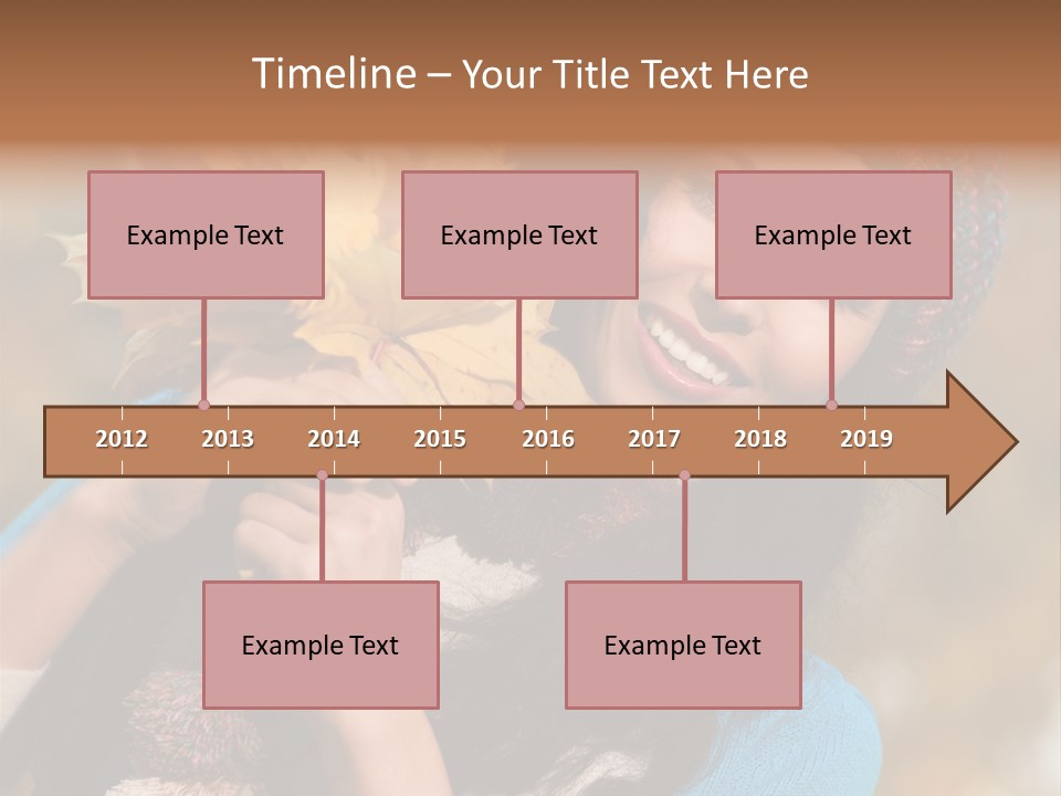 Cheerful Smiling Beautiful PowerPoint Template