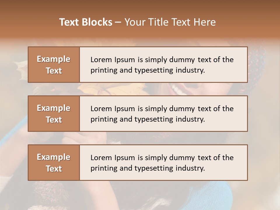 Cheerful Smiling Beautiful PowerPoint Template