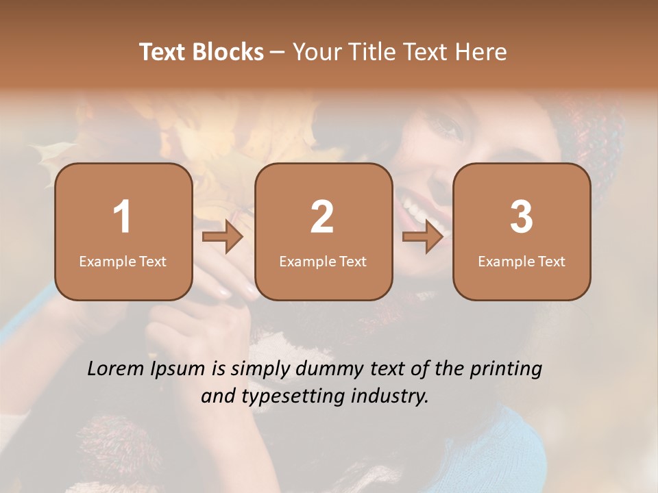 Cheerful Smiling Beautiful PowerPoint Template