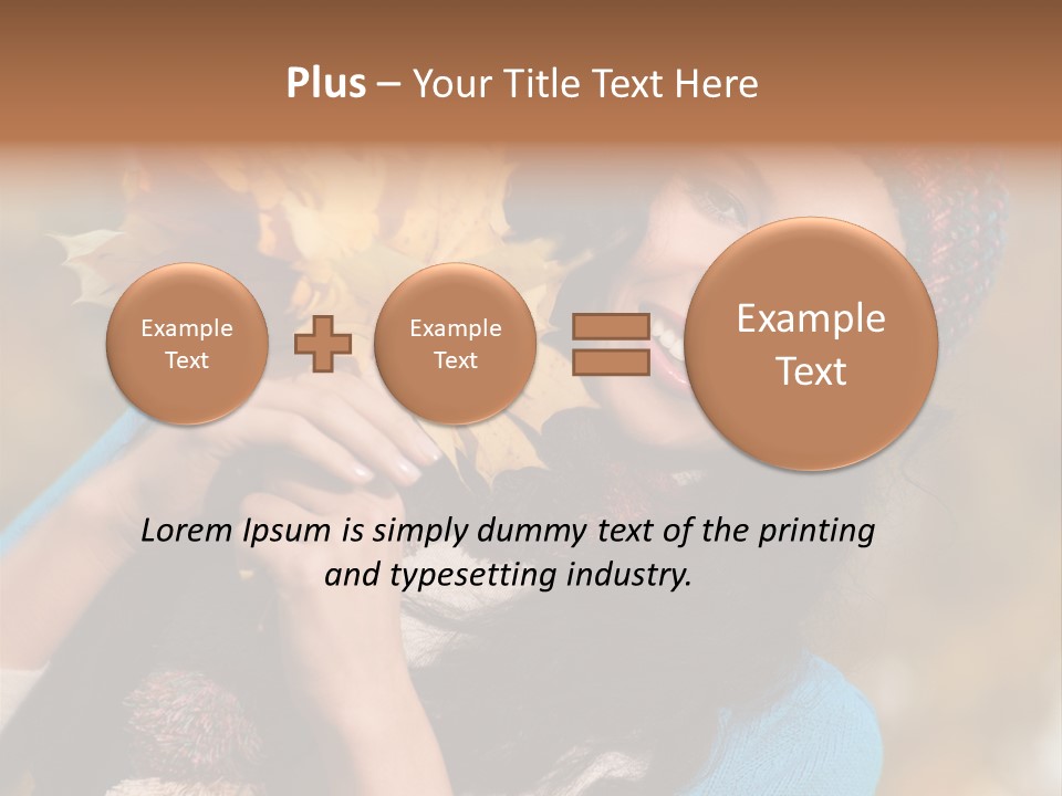 Cheerful Smiling Beautiful PowerPoint Template