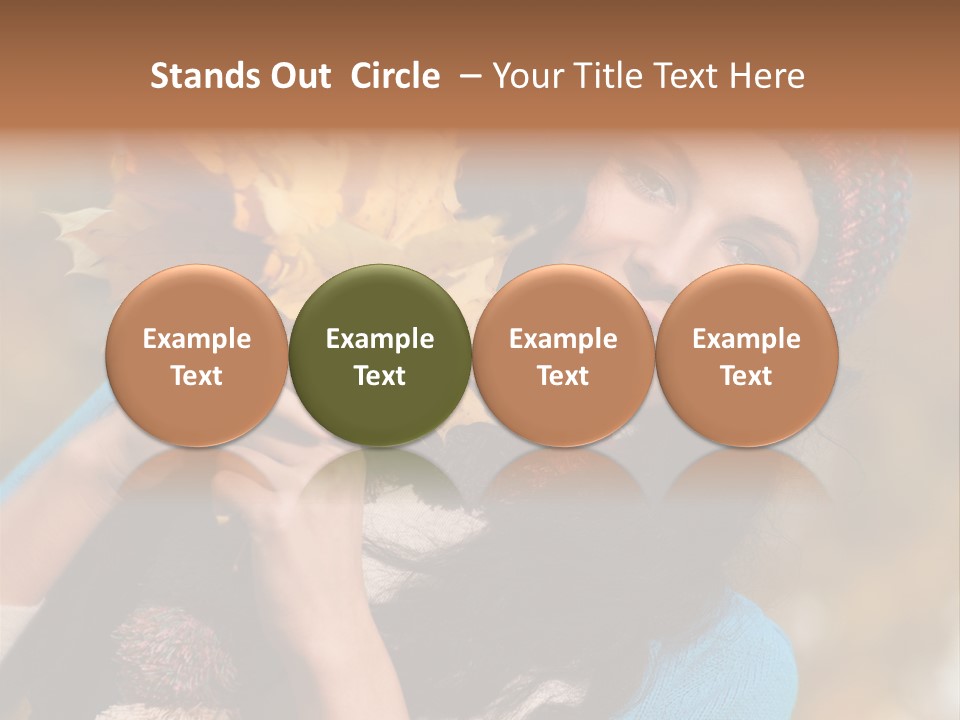 Cheerful Smiling Beautiful PowerPoint Template