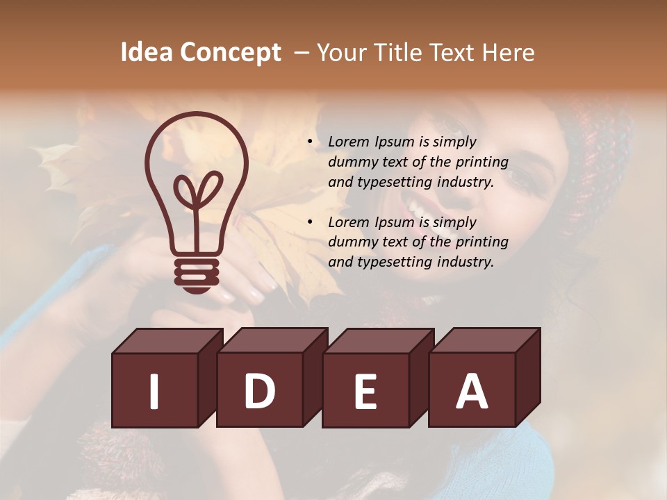 Cheerful Smiling Beautiful PowerPoint Template