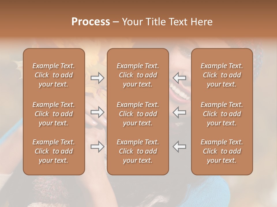 Cheerful Smiling Beautiful PowerPoint Template