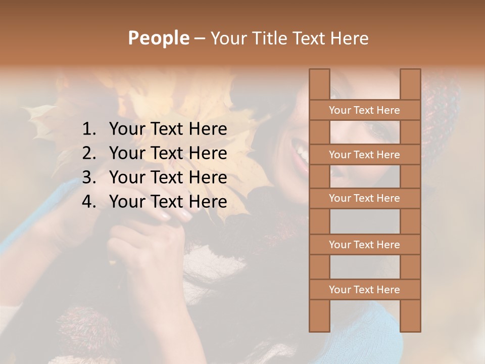 Cheerful Smiling Beautiful PowerPoint Template