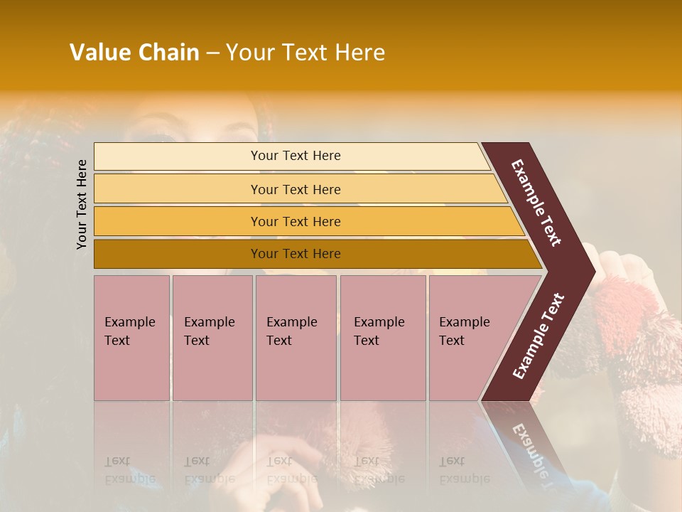 Beauty Maple Lady PowerPoint Template