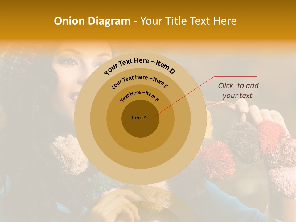 Beauty Maple Lady PowerPoint Template