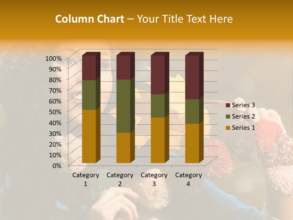 Beauty Maple Lady PowerPoint Template