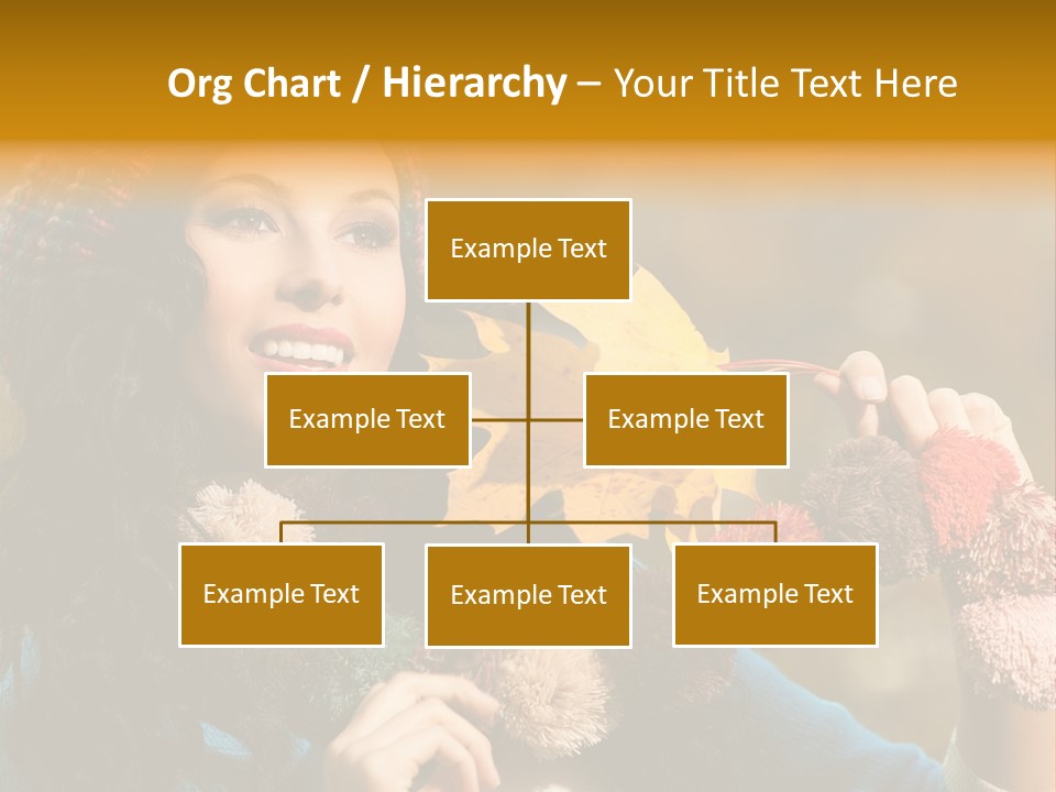 Beauty Maple Lady PowerPoint Template