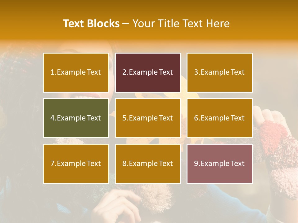 Beauty Maple Lady PowerPoint Template